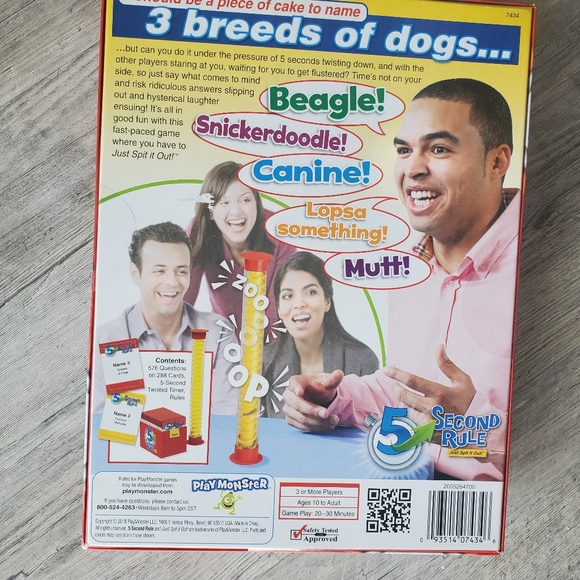 5 Second Rule card game family fun game night hilarious activity - Picture 2 of 3